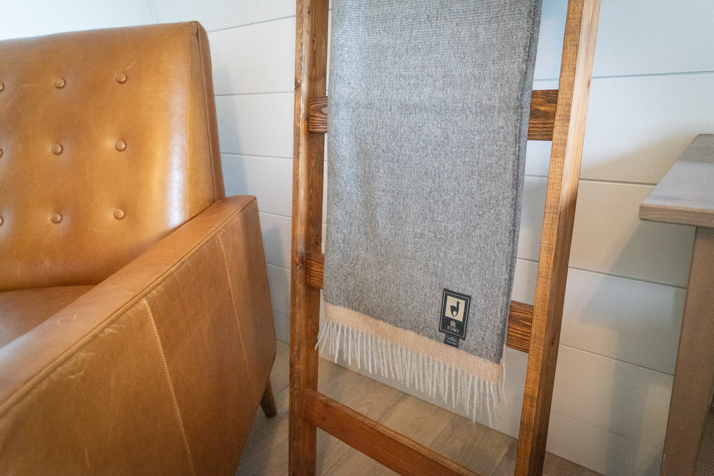 100% baby alpaca throw, view 17
