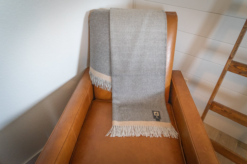 100% baby alpaca throw, view 18