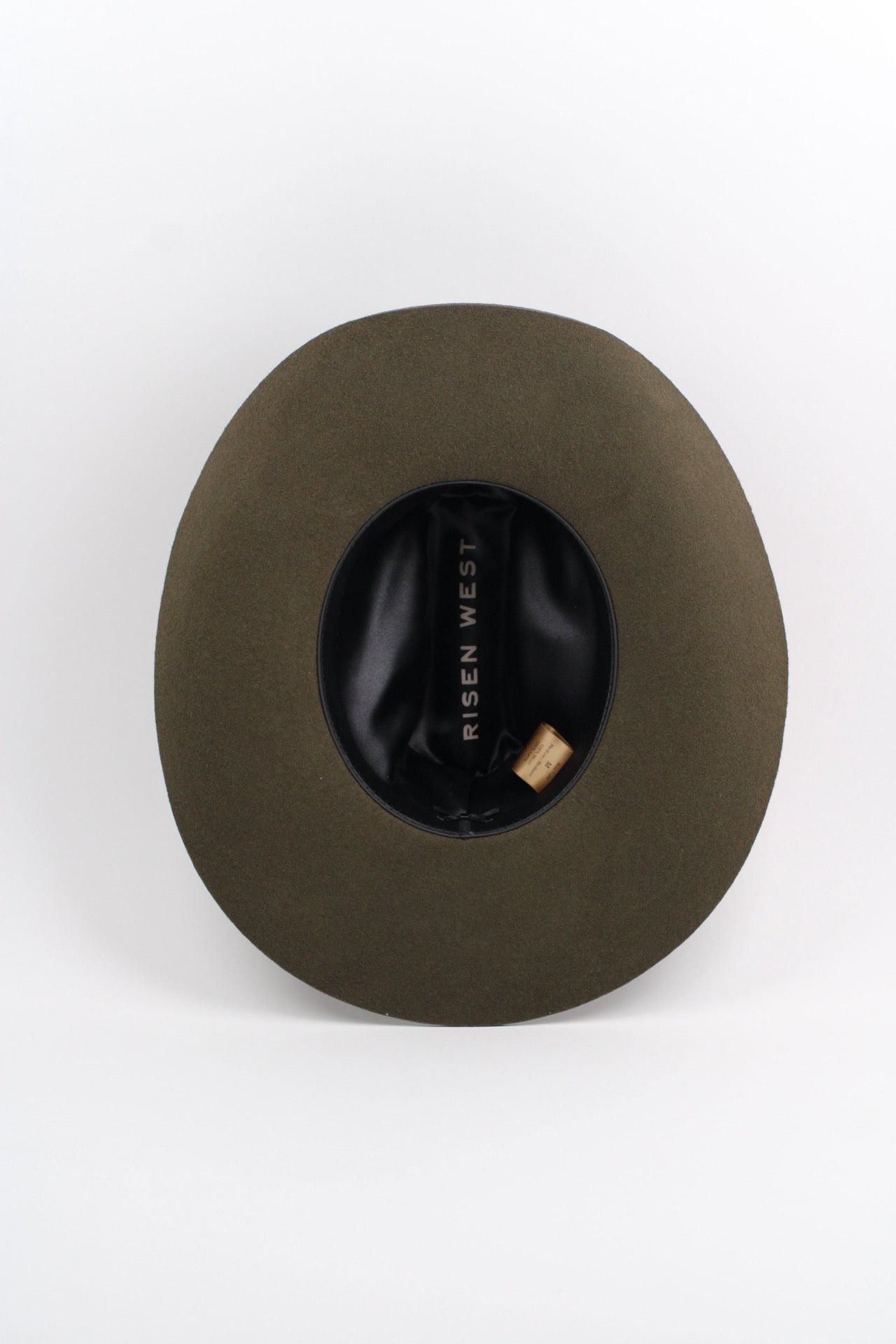 Dark olive Mustang cowboy hat, view 7