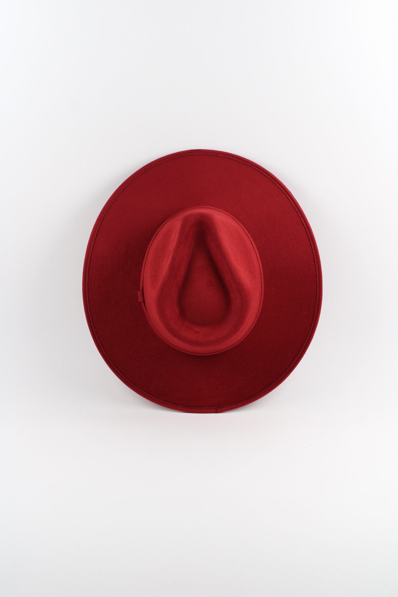 Burgundy Nomad rancher hat, view 5