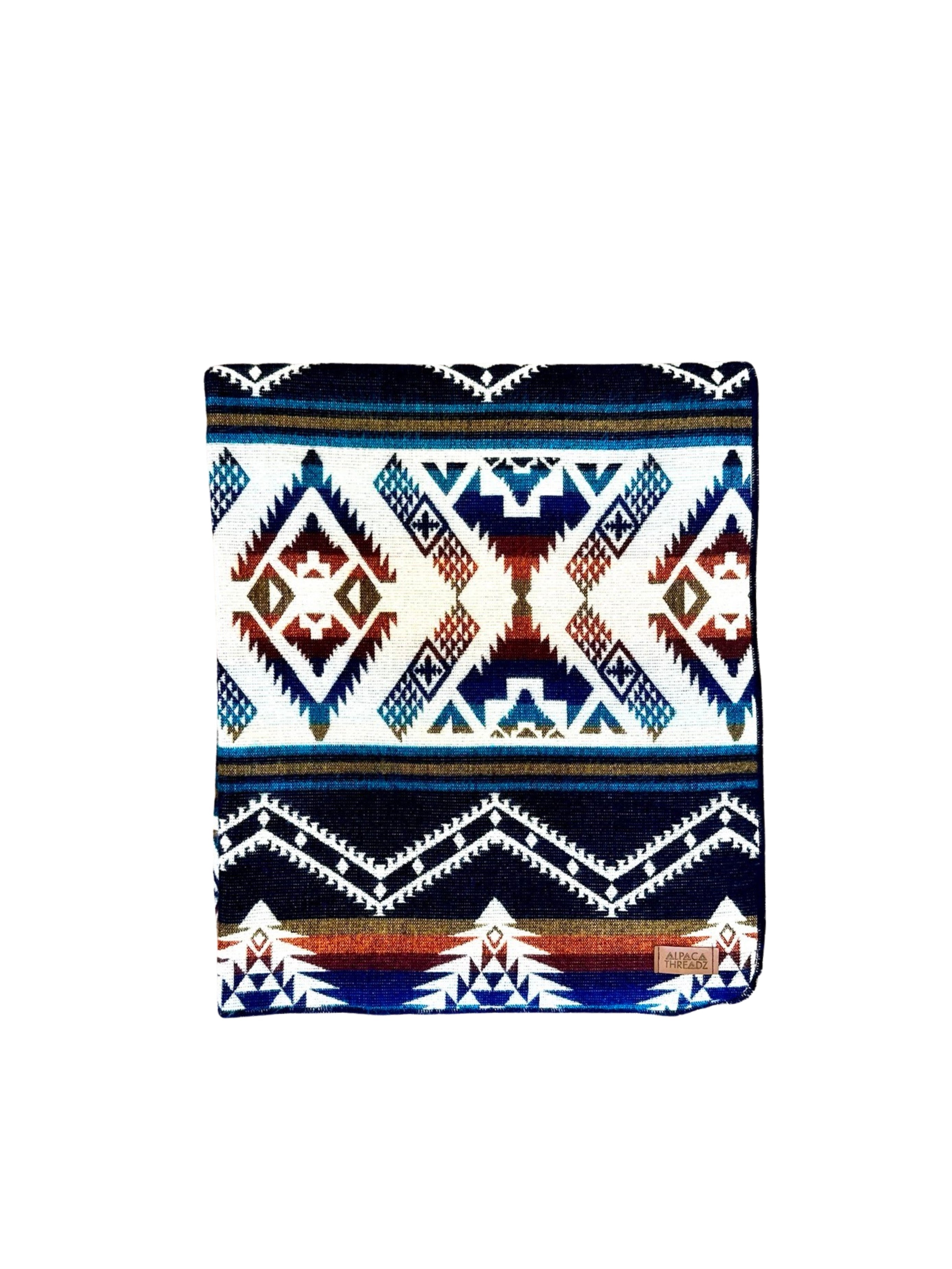 Andean alpaca throw blanket, view 10
