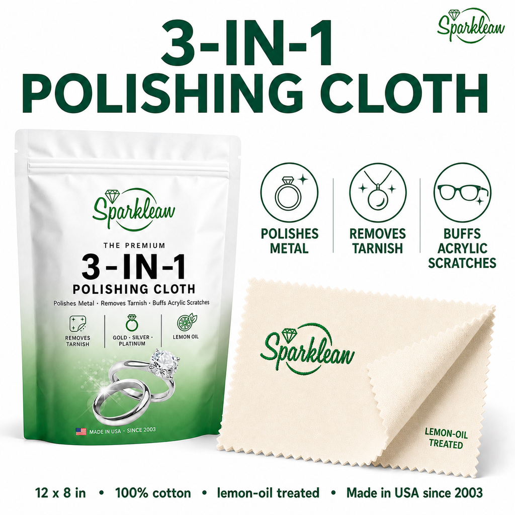 Sparklean® Professional Polishing Cloth — Removes tarnish & restores shine on all metals