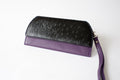RFID Blocking Ostrich Print Clutch Wallet