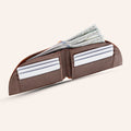 Moose leather front pocket wallet, view 4