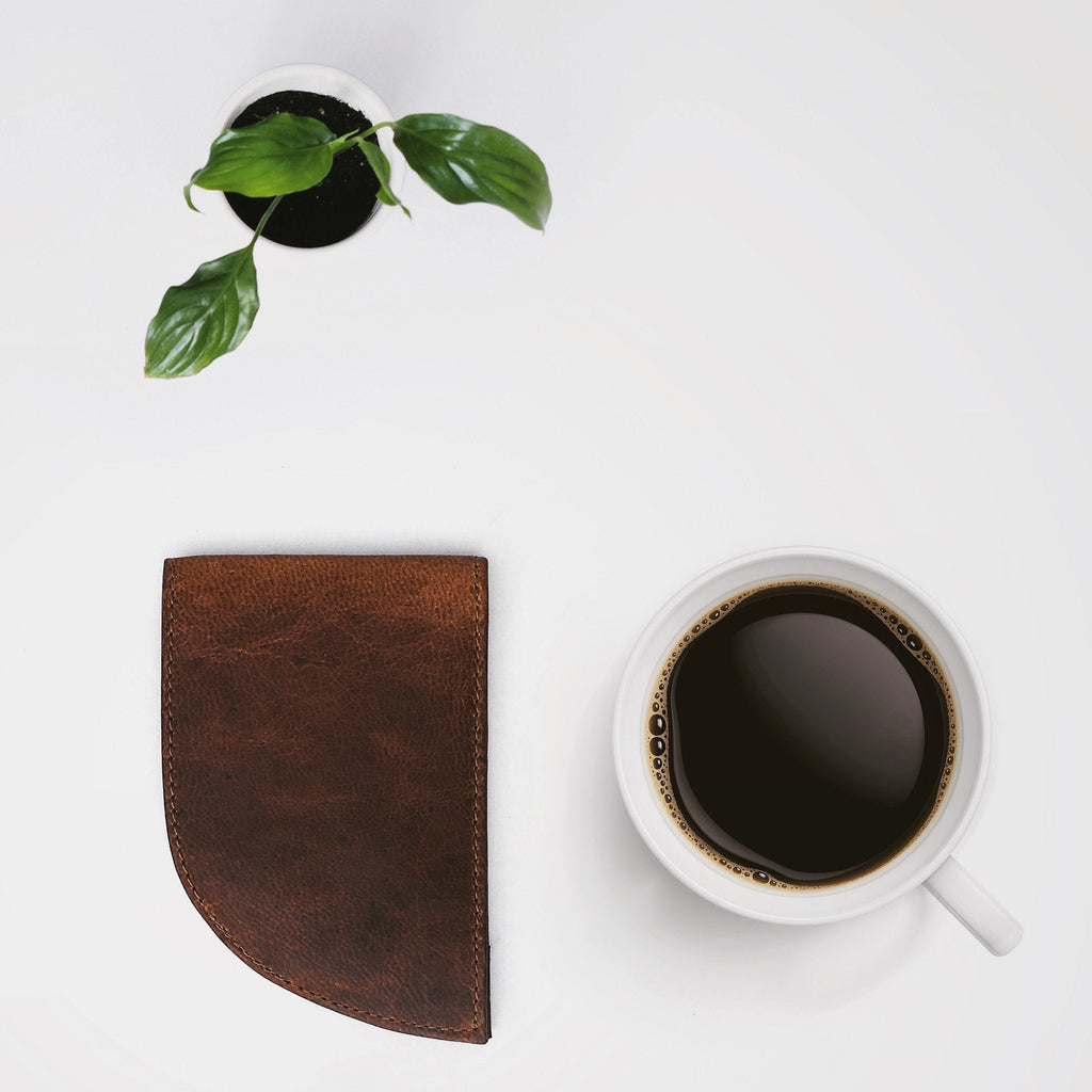Moose leather front pocket wallet, view 3