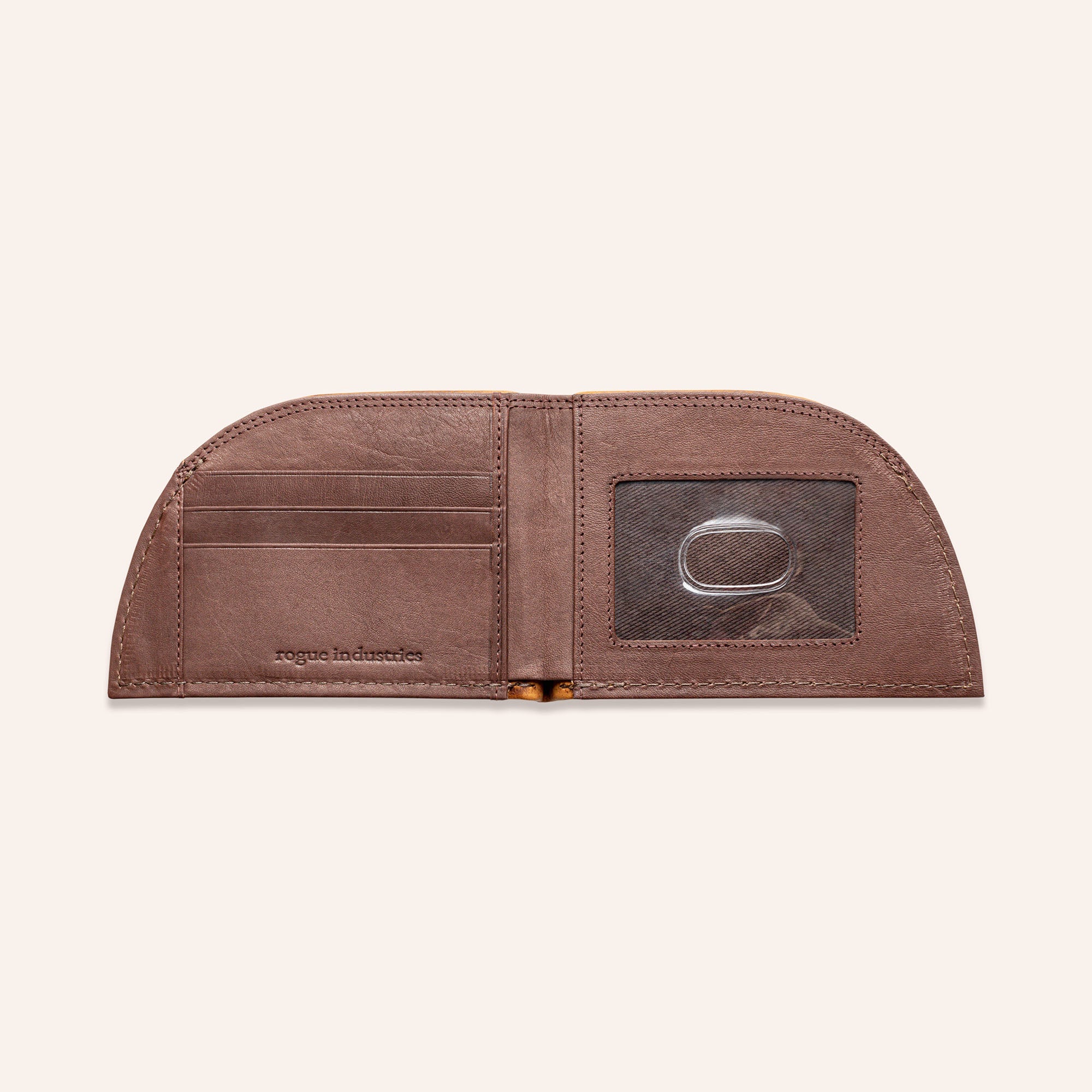 Moose leather front pocket wallet, view 8