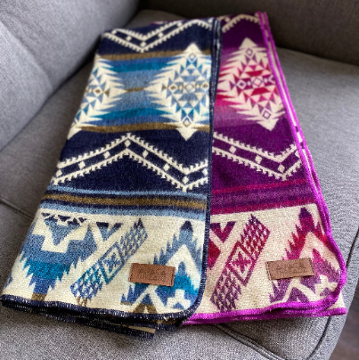 Andean alpaca baby blanket, view 6