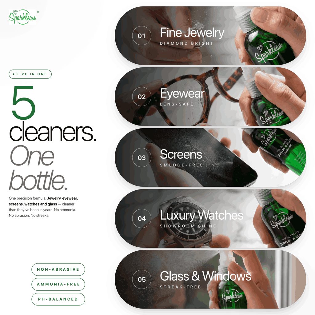 Sparklean® Original Cleaning Spray — Safe for jewelry, coatings & anti-fog