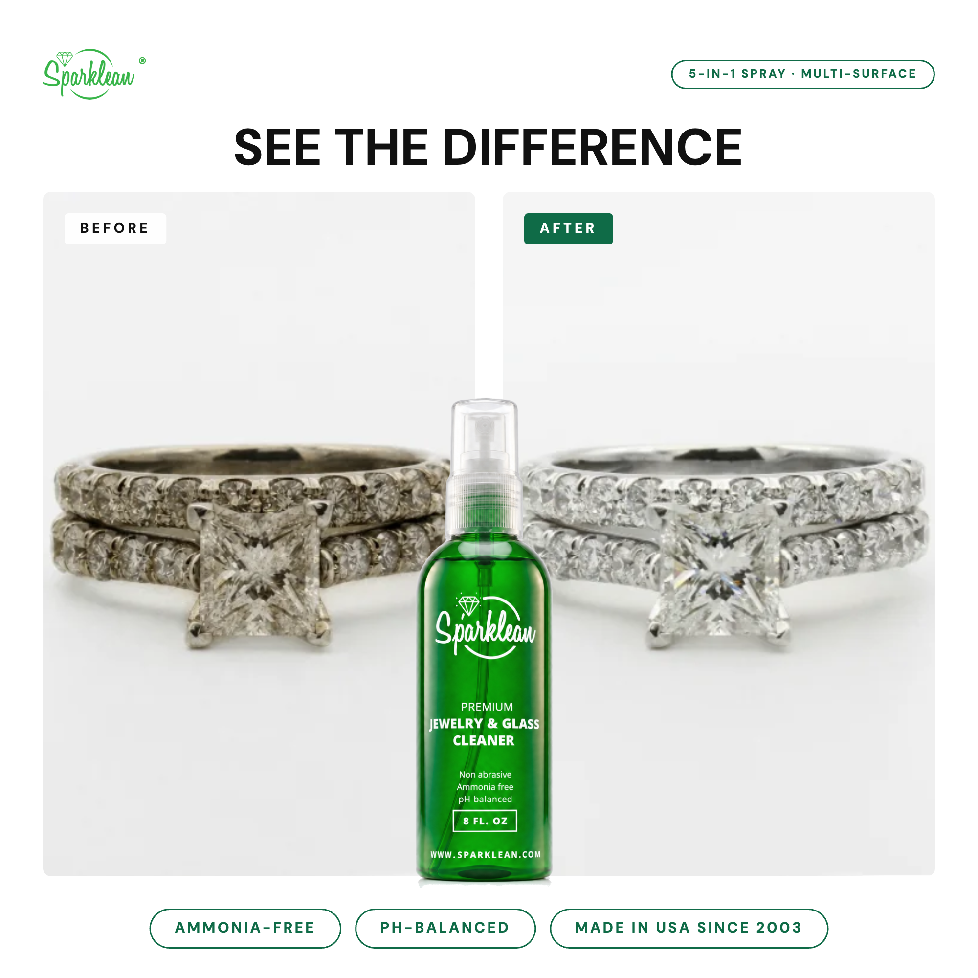 Sparklean® Cleaning Kit Bundle — Professional Spray + Polishing Cloth (save $70)