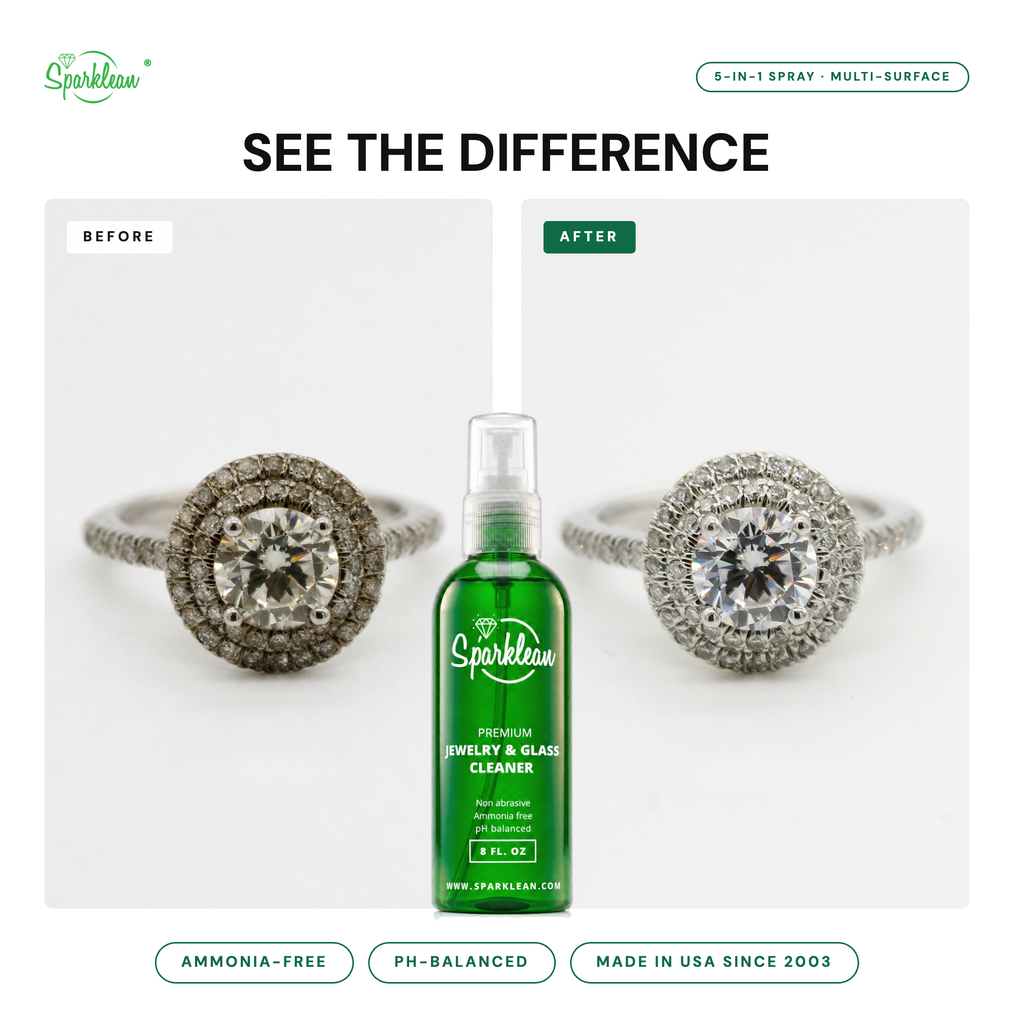Sparklean® Cleaning Kit Bundle — Professional Spray + Polishing Cloth (save $70)