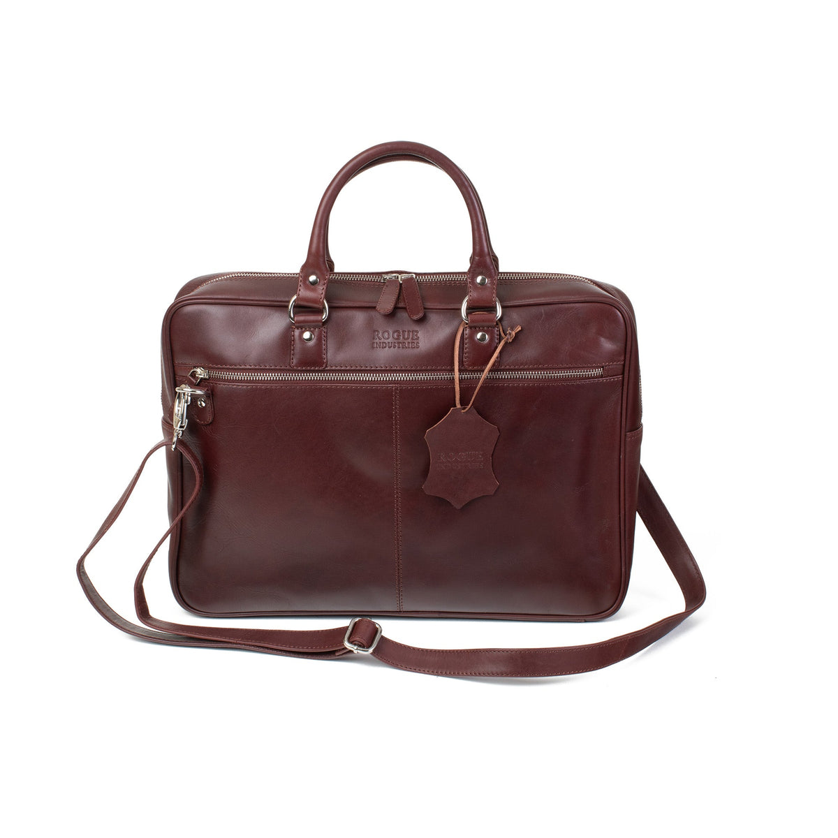 West End Slim Leather Laptop Bag