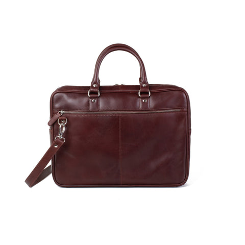 West End Slim Leather Laptop Bag, photo 1