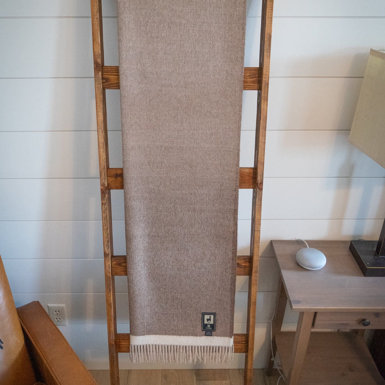100% baby alpaca throw