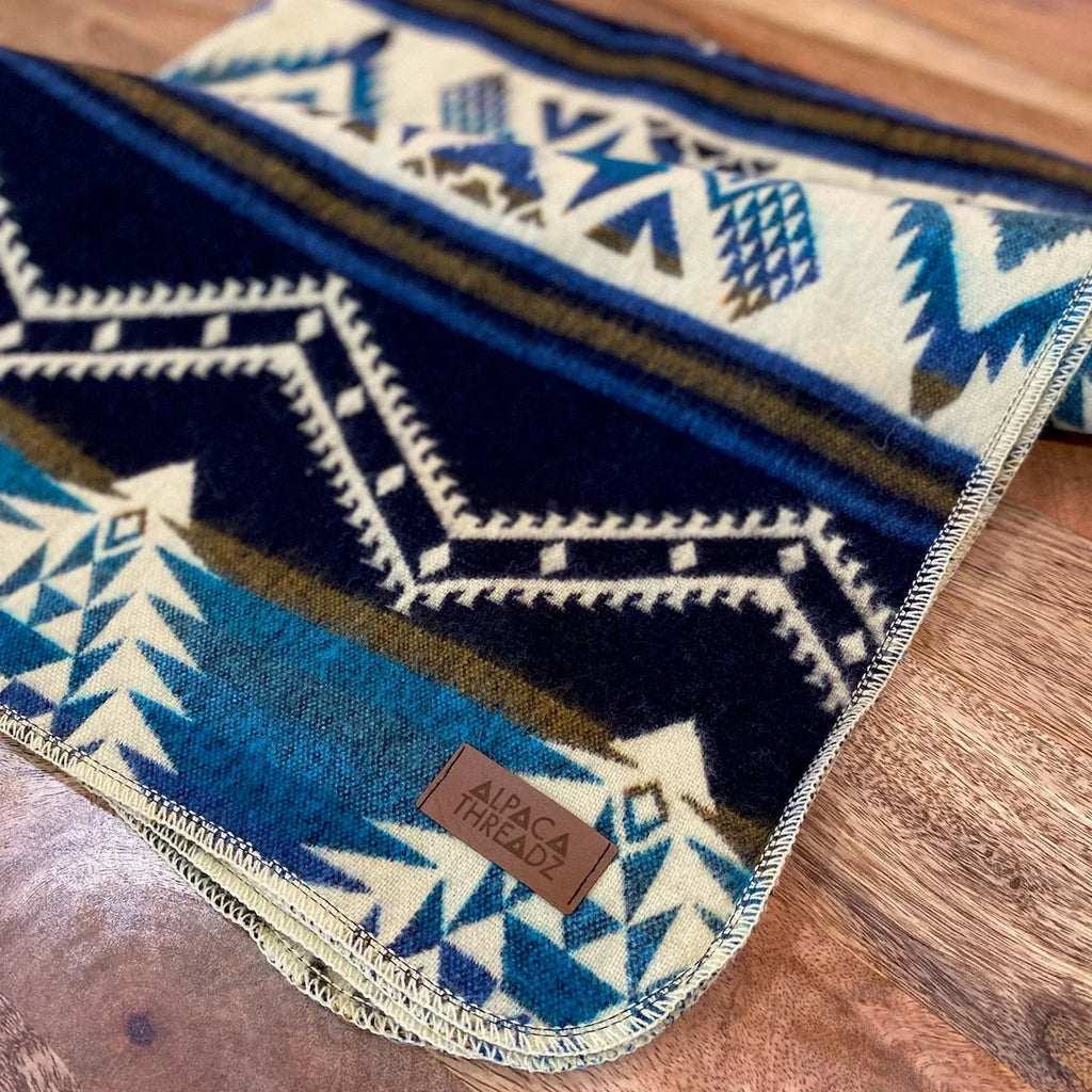 Andean alpaca baby blanket, view 12