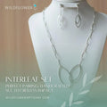 Interleaf Necklace, Sterling Silver Leaf Pendant, by Grace Chin