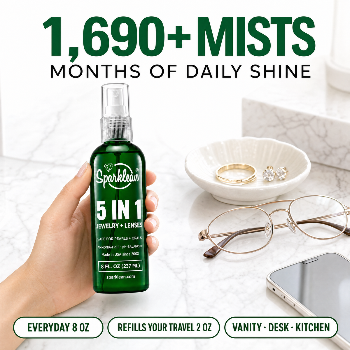 Sparklean cleaning spray, additional view, view 10