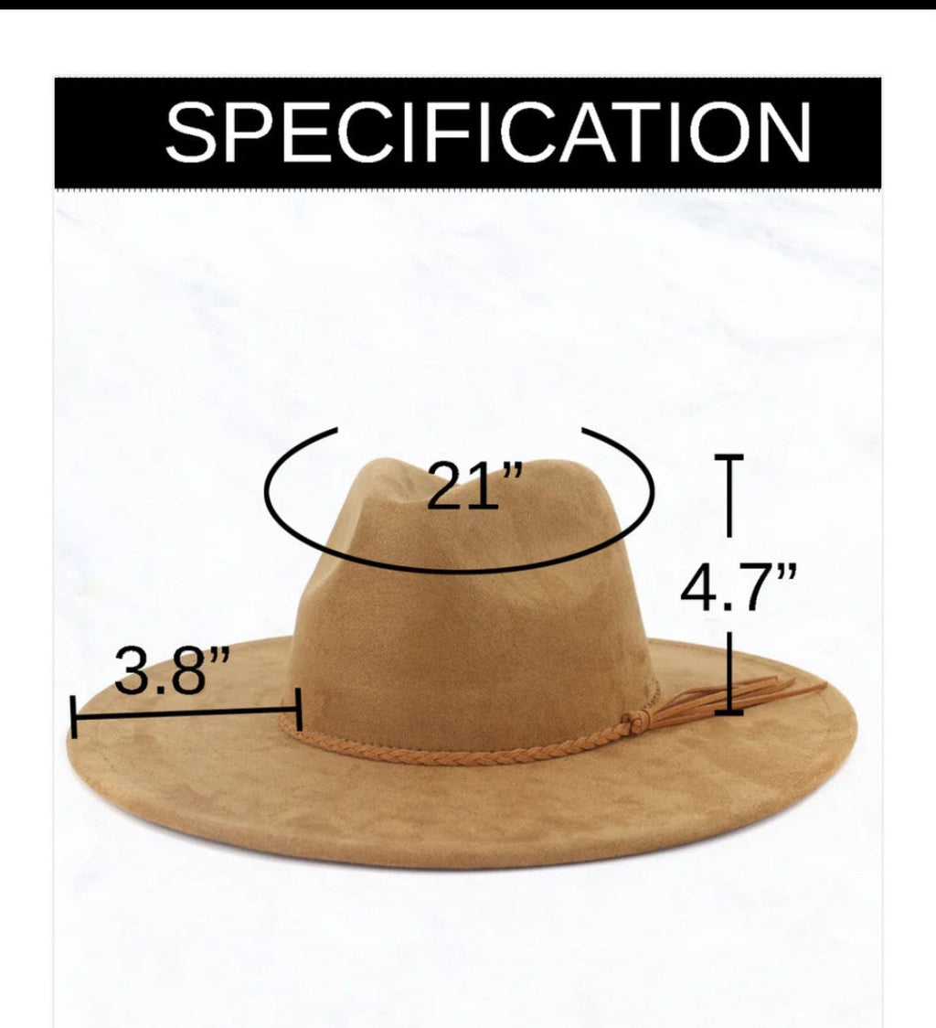 Hand-Painted Leopard Boho Western Cowgirl Hat and Band in Mint