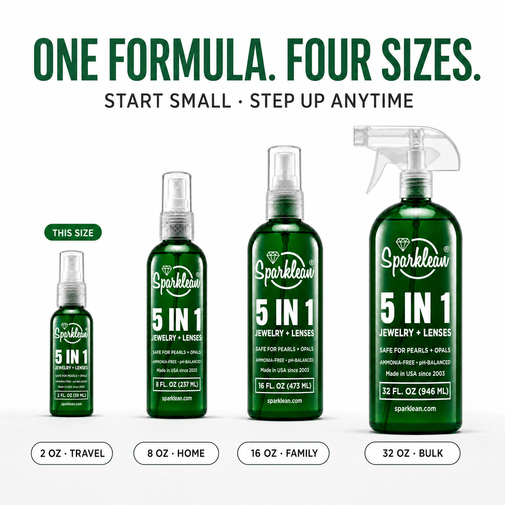 Sparklean® Original Cleaning Spray — Safe for jewelry, coatings & anti-fog