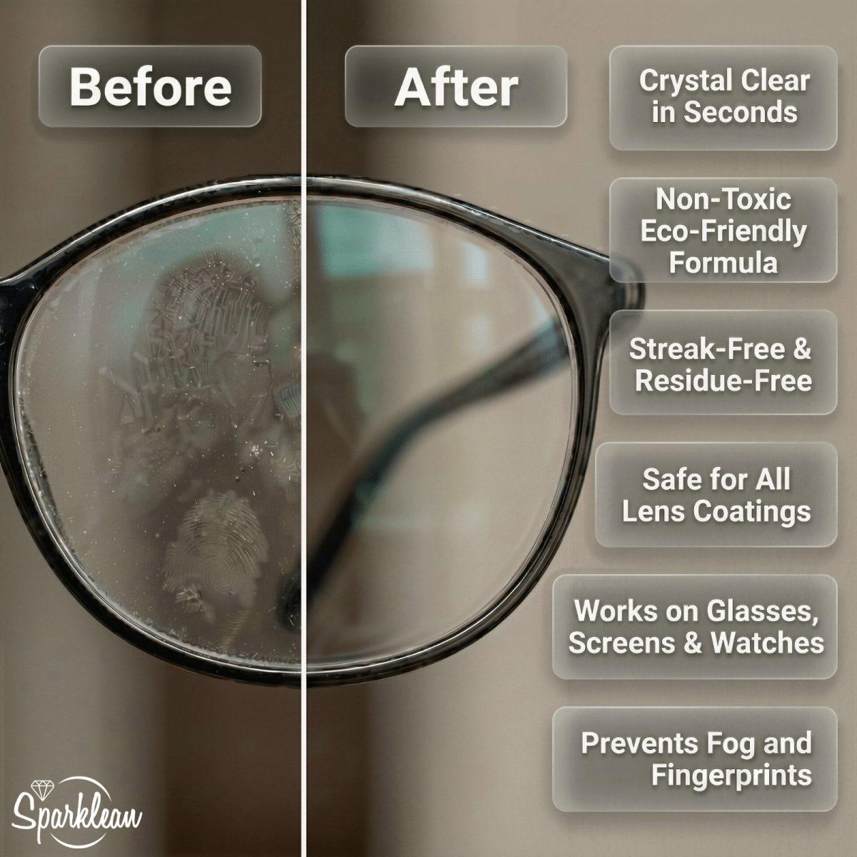 Sparklean cleaning spray, additional view, view 4