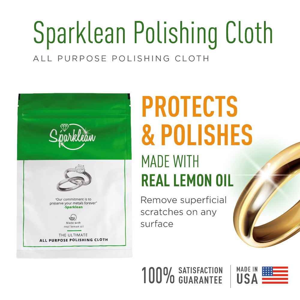 Sparklean® Professional Polishing Cloth — Removes tarnish & restores shine on all metals