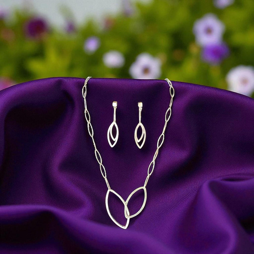 Interleaf Earrings, Sterling Silver Leaf Dangles, by Grace Chin, artisan craftsmanship