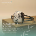 White Buffalo cuff and matching statement ring, Santa Fe Set
